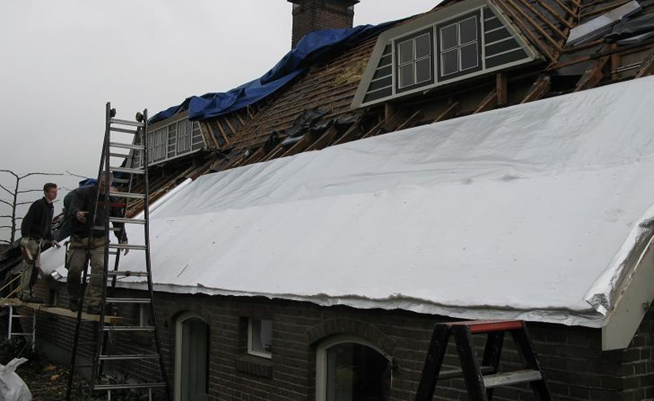 Dunne dakisolatie met aerogel